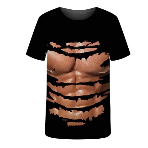 fake abs t shirt nike